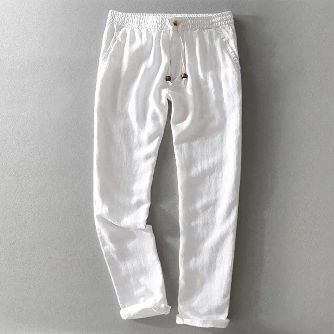 Marino | Marc Relaxed Fit Drawstring Trousers - Image 2