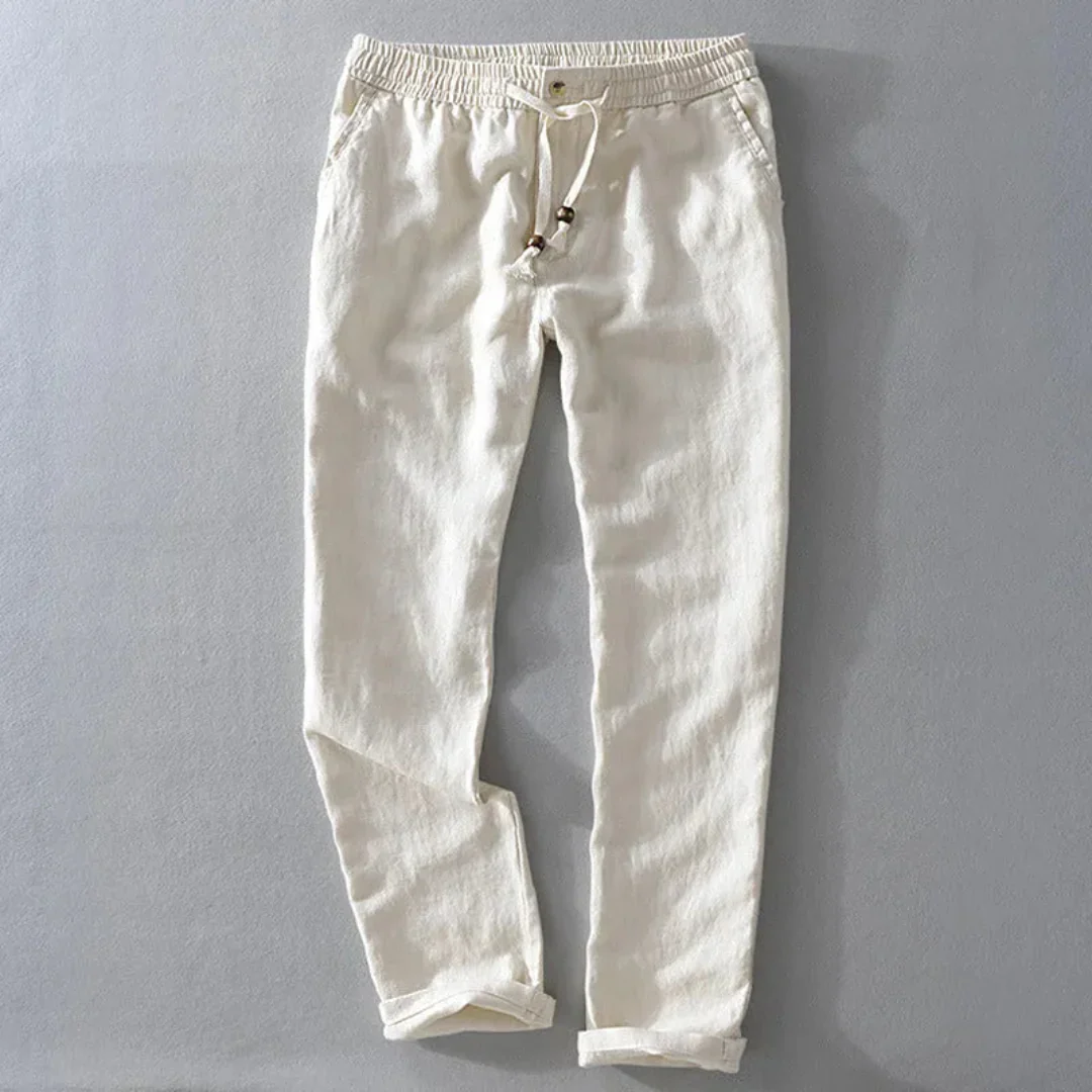 Marino | Marc Relaxed Fit Drawstring Trousers - Image 3
