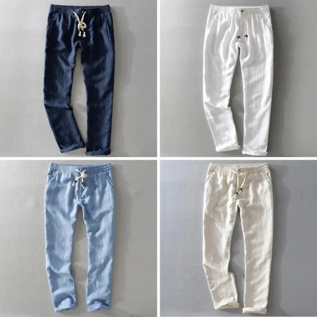 Marino | Marc Relaxed Fit Drawstring Trousers - Image 5