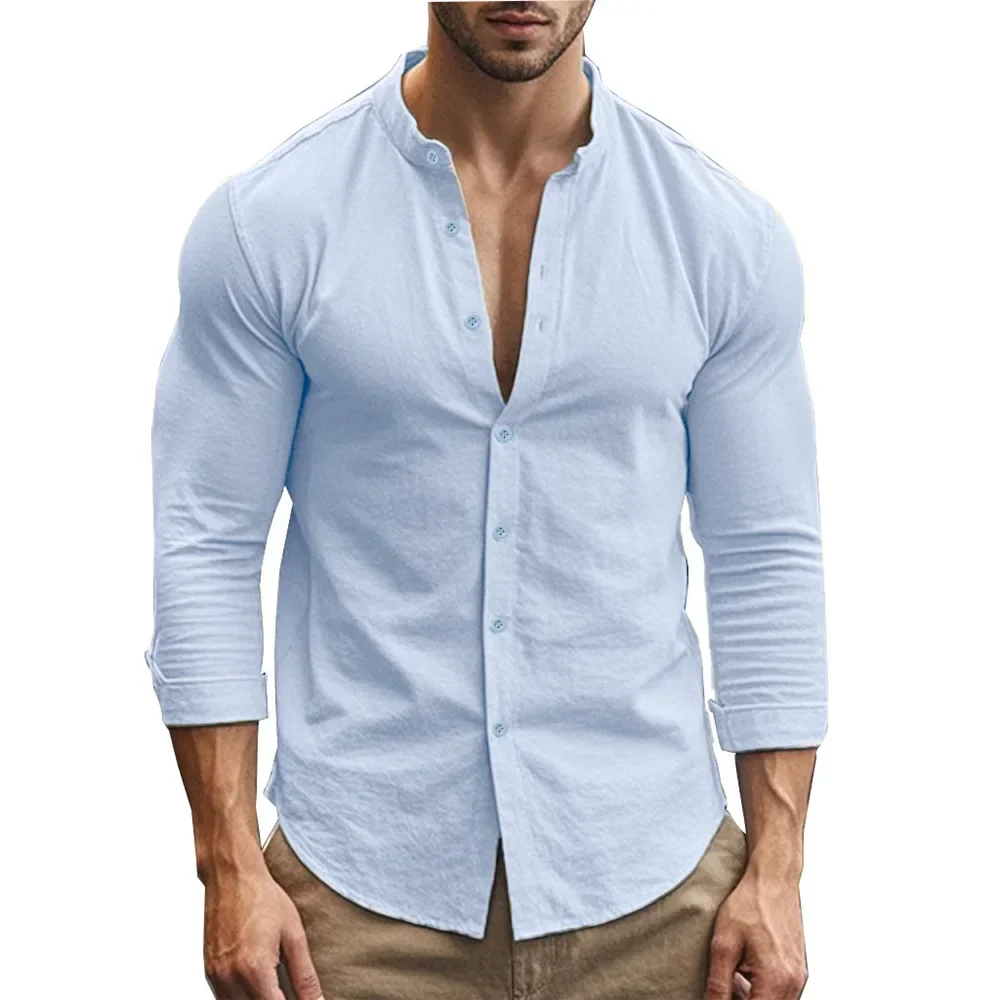 Mario® | Casual Cotton Linen Summer Shirt - Image 2