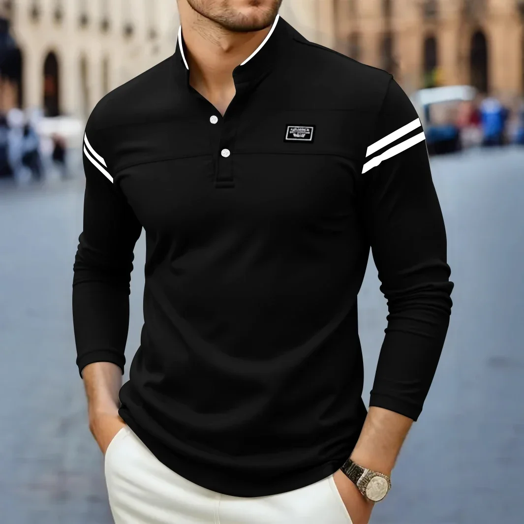 Marius | Modern long-sleeved T-shirt for men - Image 2