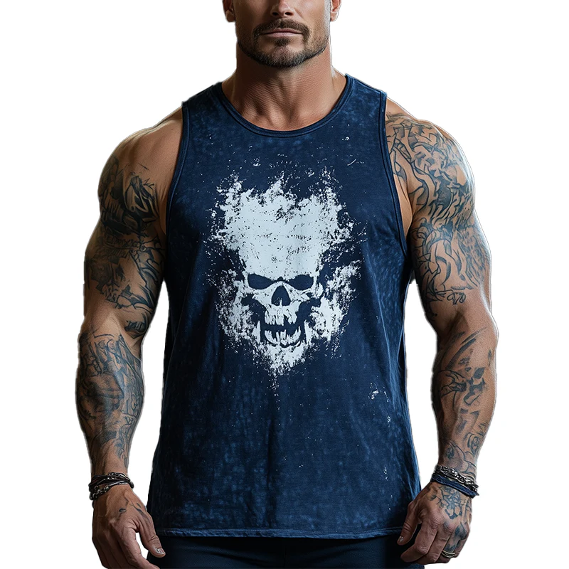Mark | Men'S Summer Fashion Cotton Blend Printed Tank Top - Image 2