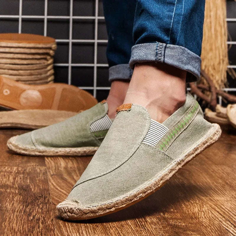 Marley | Elegant Linen Espadrilles - Image 2