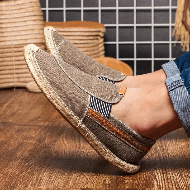 Marley | Elegant Linen Espadrilles - Image 3
