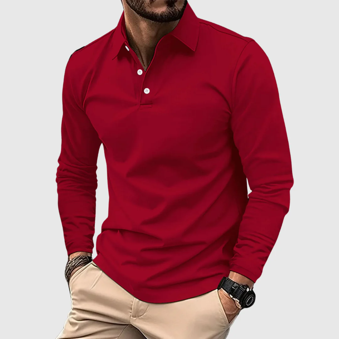 Marlon® | Premium Long Sleeve Polo - Image 7