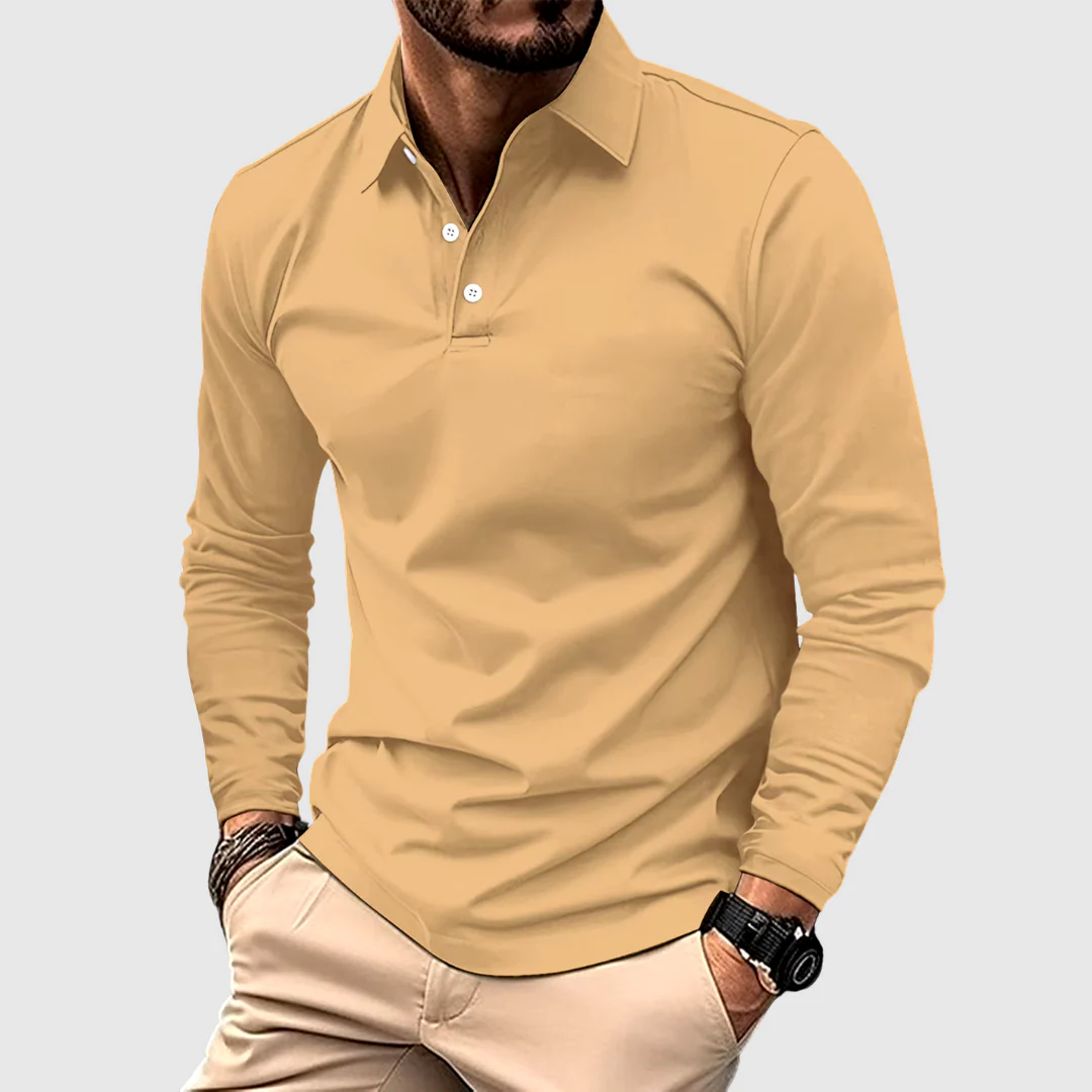 Marlon® | Premium Long Sleeve Polo - Image 8