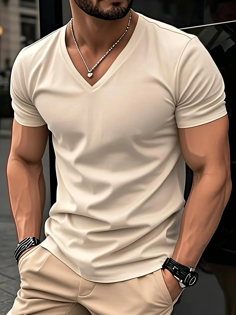 Marlon | Stylish short-sleeved T-shirt - Image 30