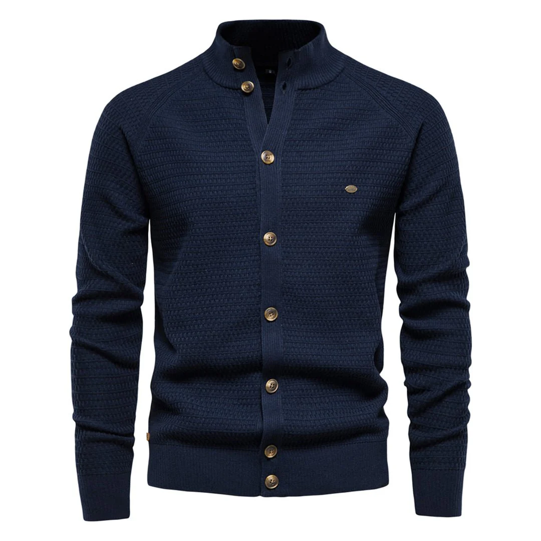 Marti® | Men’s Cardigan With Stand Collar - Image 2