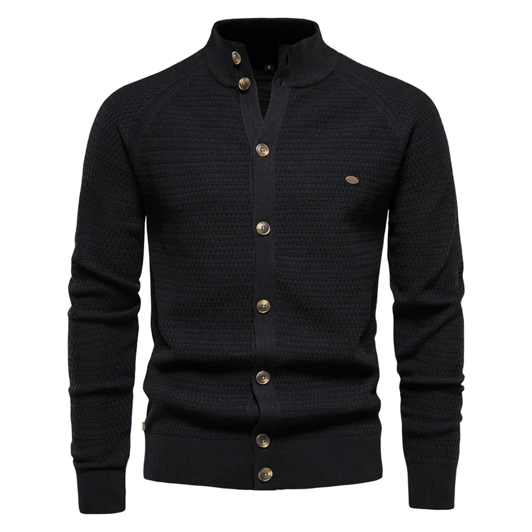 Marti® | Men’s Cardigan With Stand Collar - Image 3