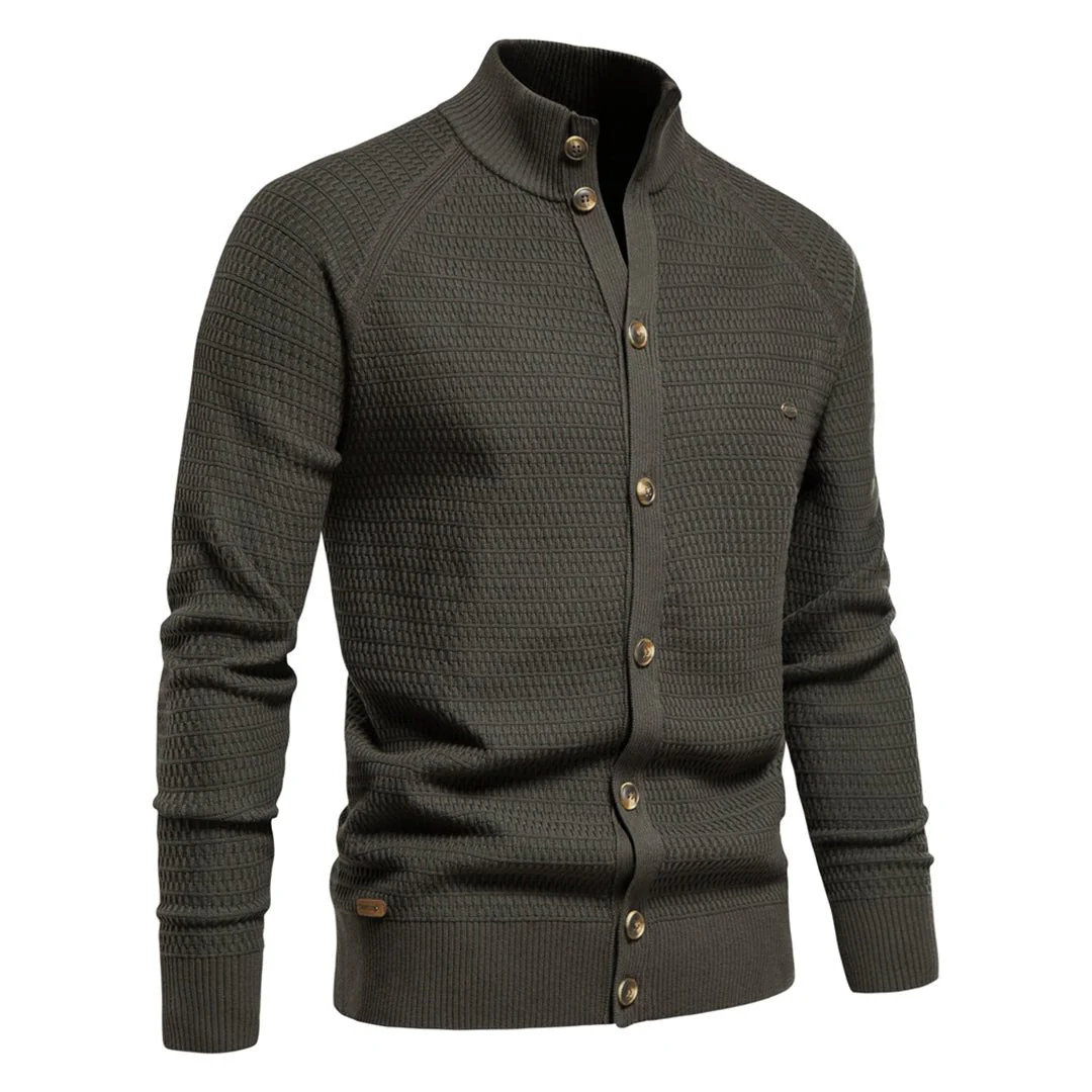 Marti® | Men’s Cardigan With Stand Collar - Image 4
