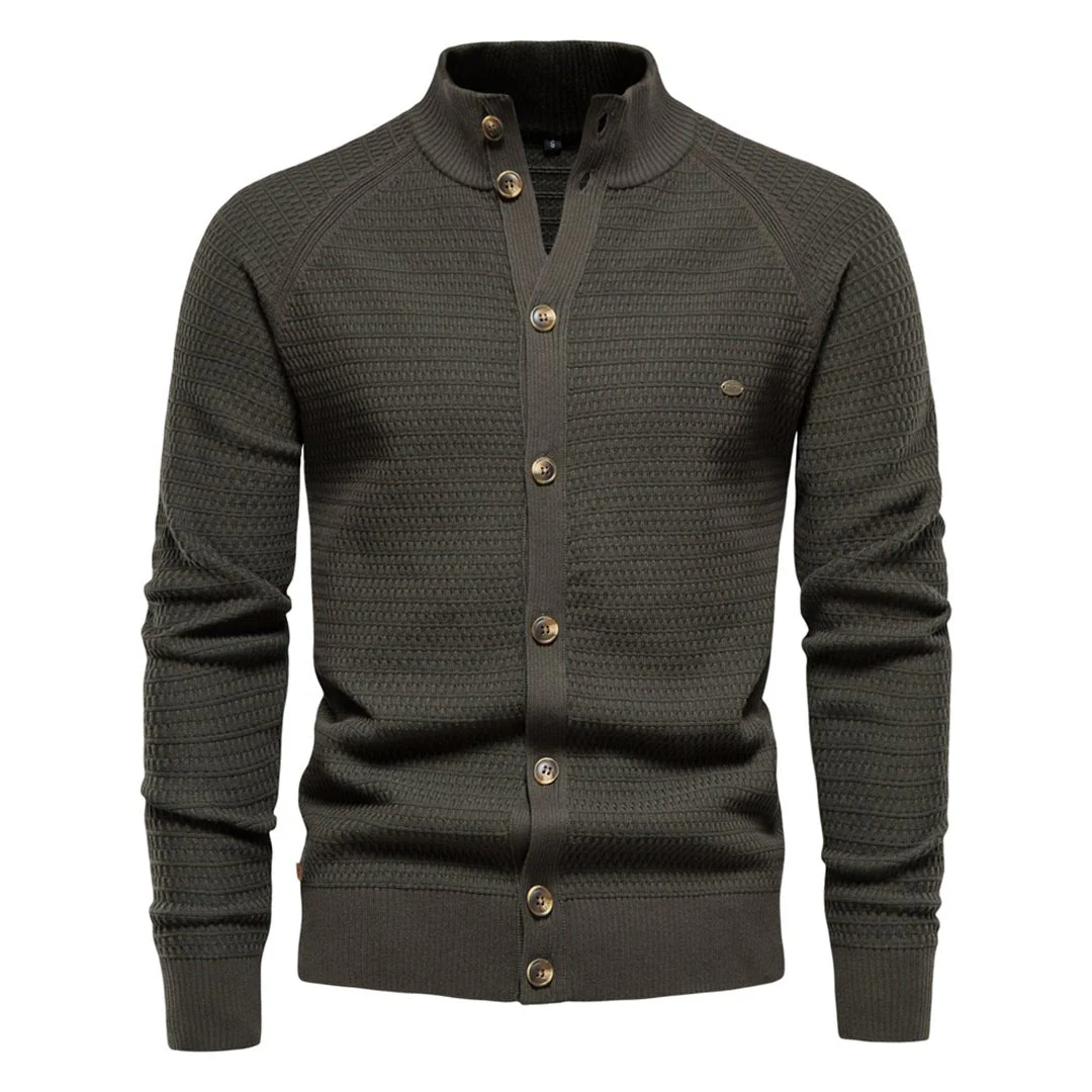 Marti® | Men’s Cardigan With Stand Collar - Image 9