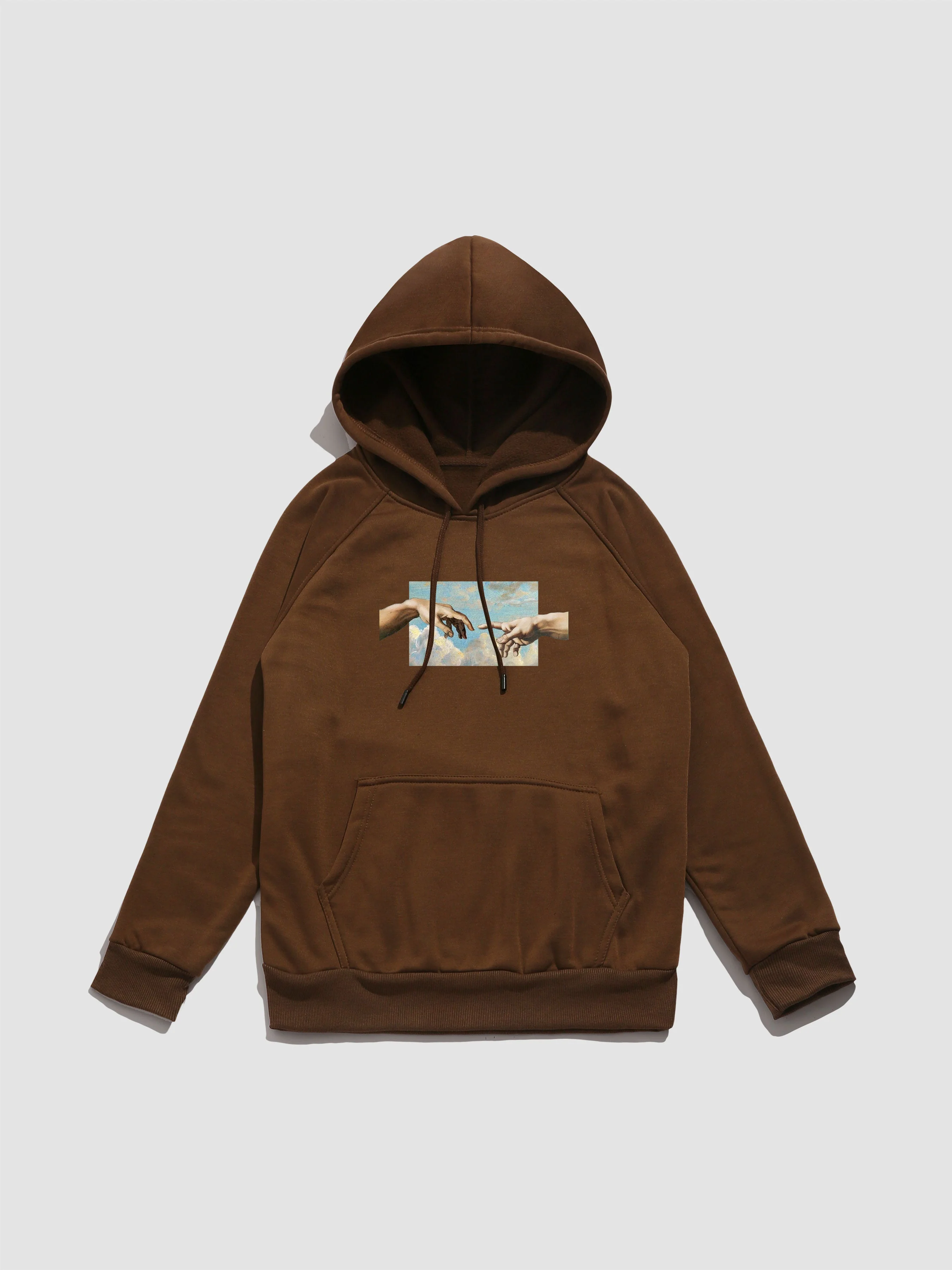 Martin | Creation Of Adam Print Hoodie - Image 4