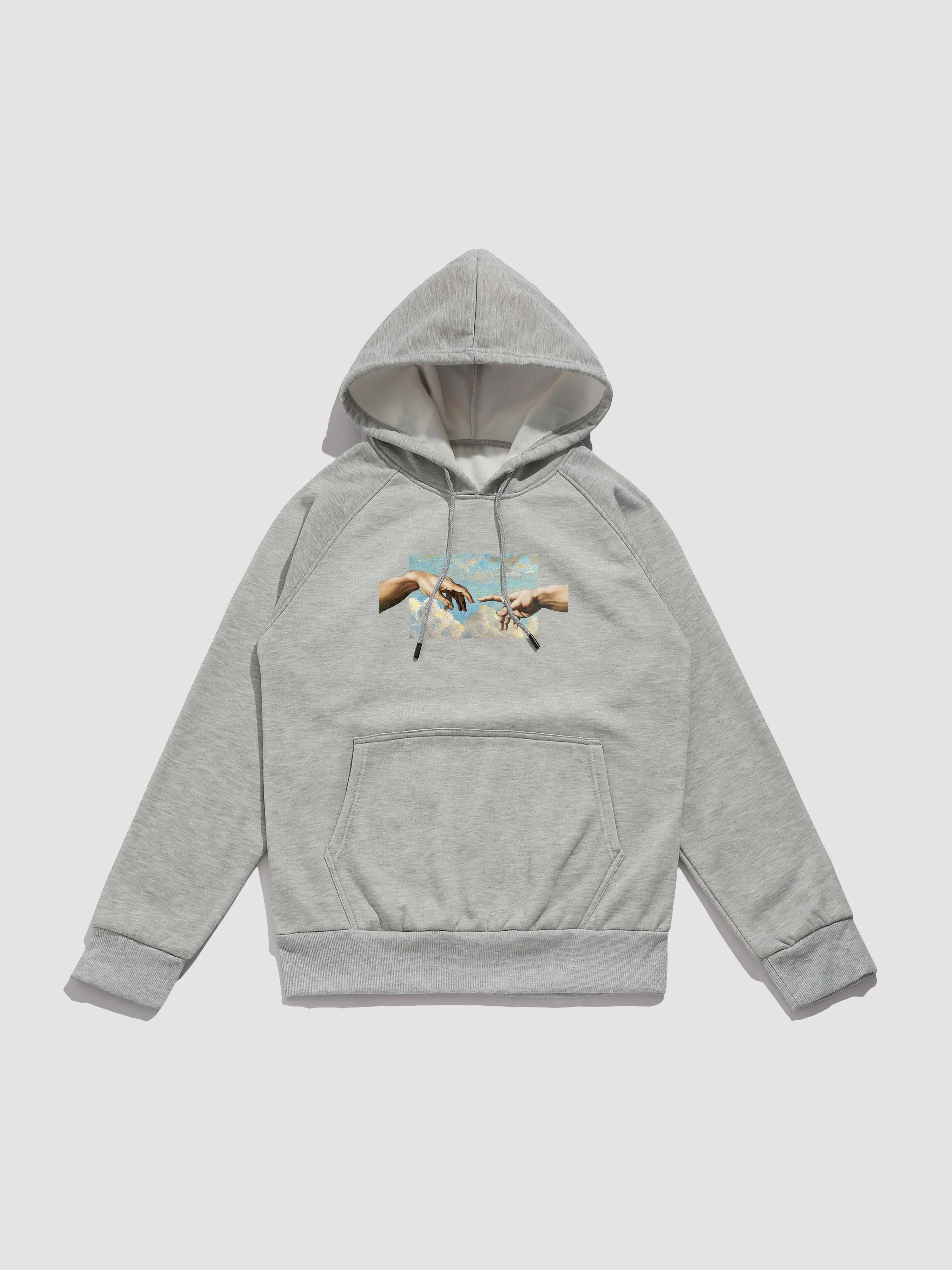 Martin | Creation Of Adam Print Hoodie - Image 7