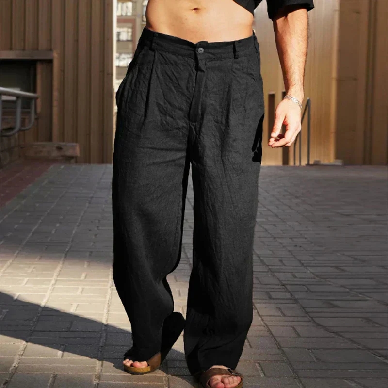 Martin | Wide-leg linen pants - Image 6