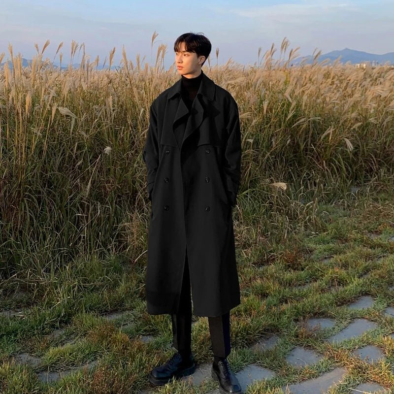 Marvin® | Men’s Long Trench Coat With Relaxed Fit - Image 4