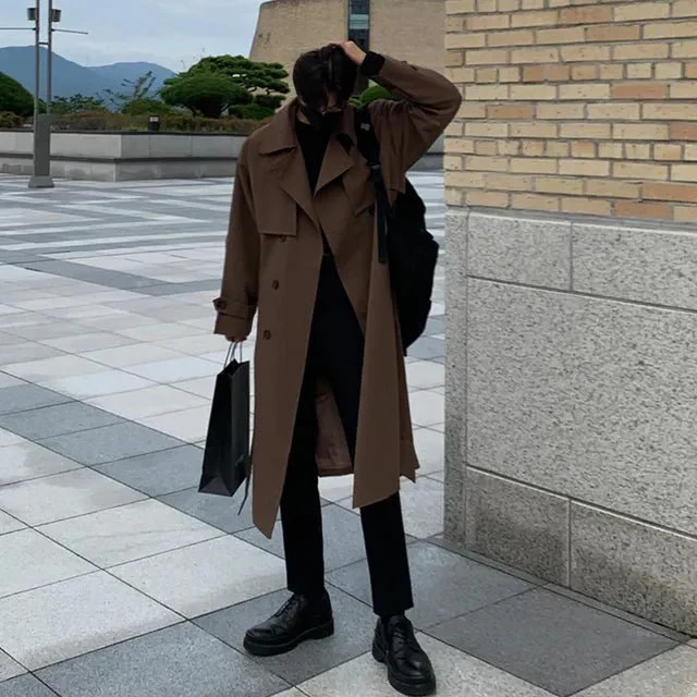 Marvin® | Men’s Long Trench Coat With Relaxed Fit - Image 7
