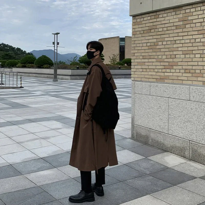 Marvin® | Men’s Long Trench Coat With Relaxed Fit - Image 8