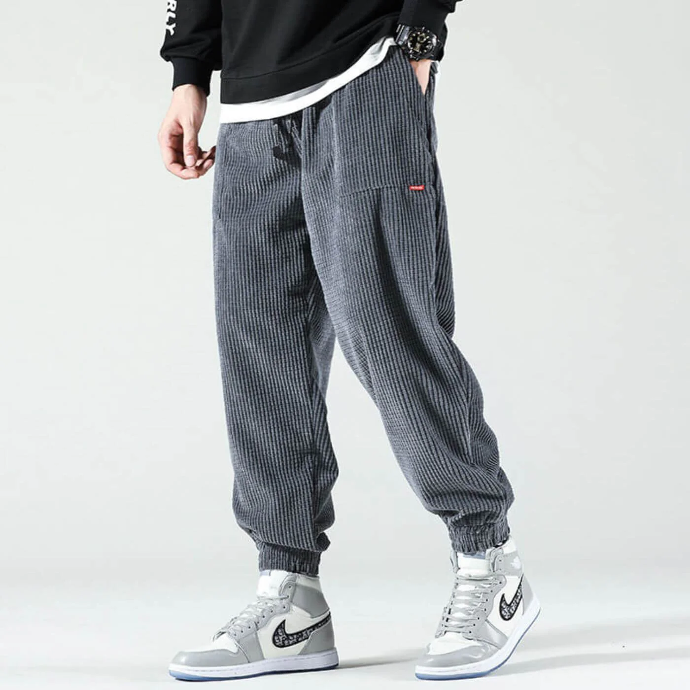 Mason® | Stylish Cord Jogging Pants - Image 3