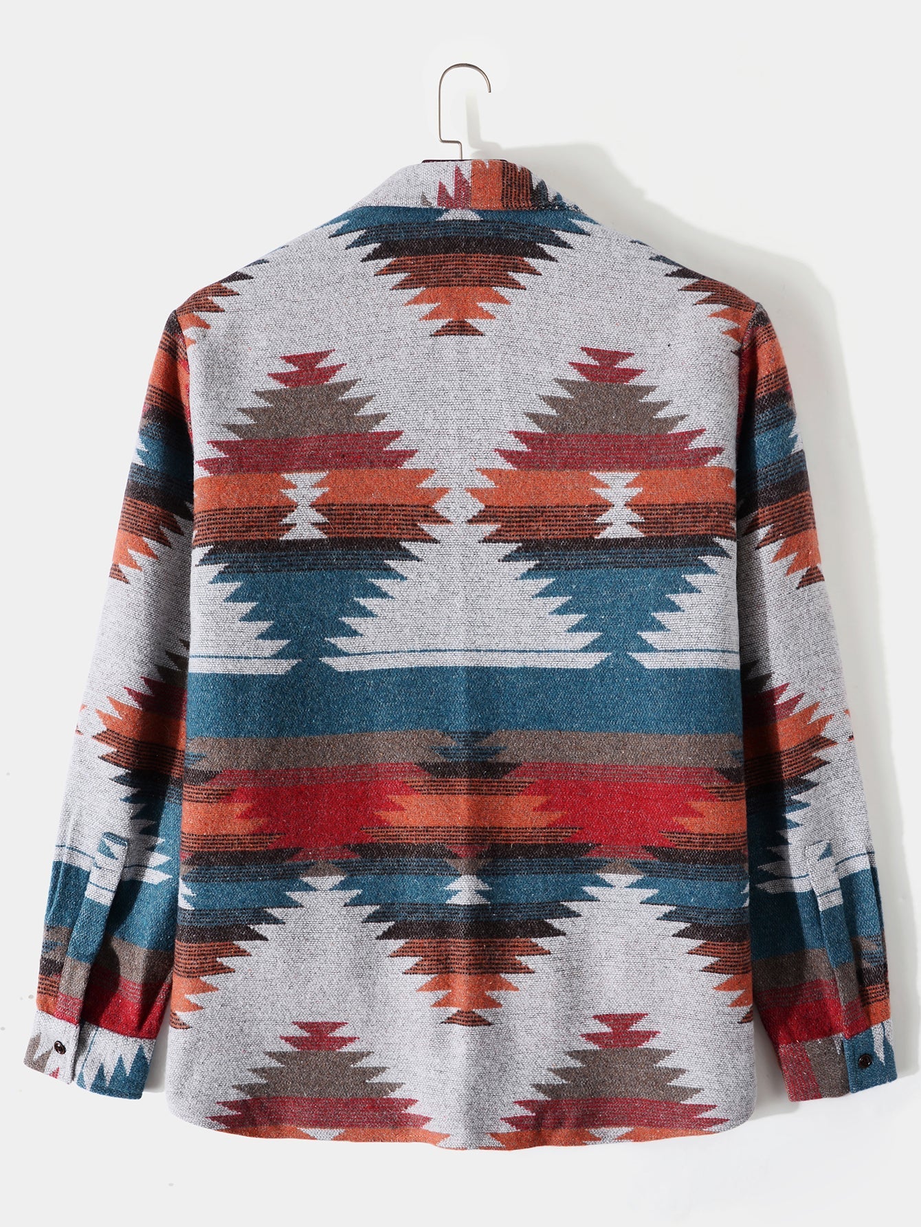 Mateo® | Aztec Geometric Print Overshirt - Image 2