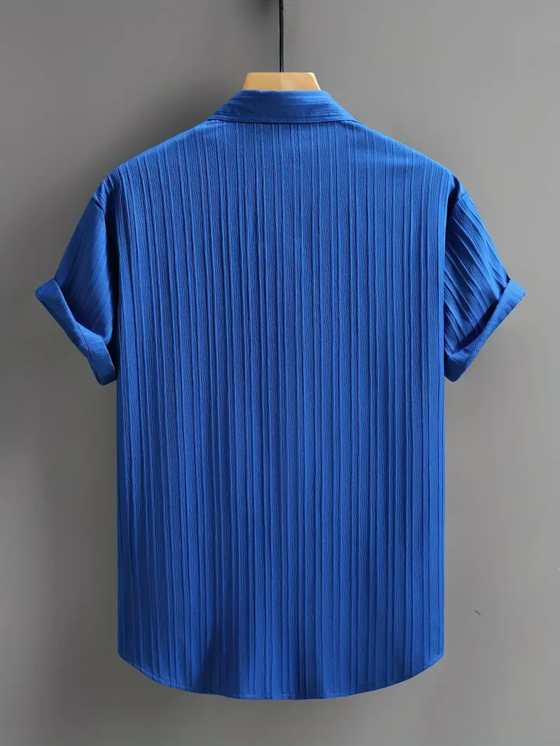Mateo® | Classic Short Sleeve Button Down Shirt For Men - Image 2