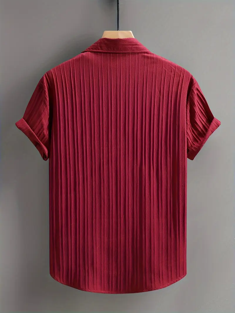 Mateo® | Classic Short Sleeve Button Down Shirt For Men - Image 3