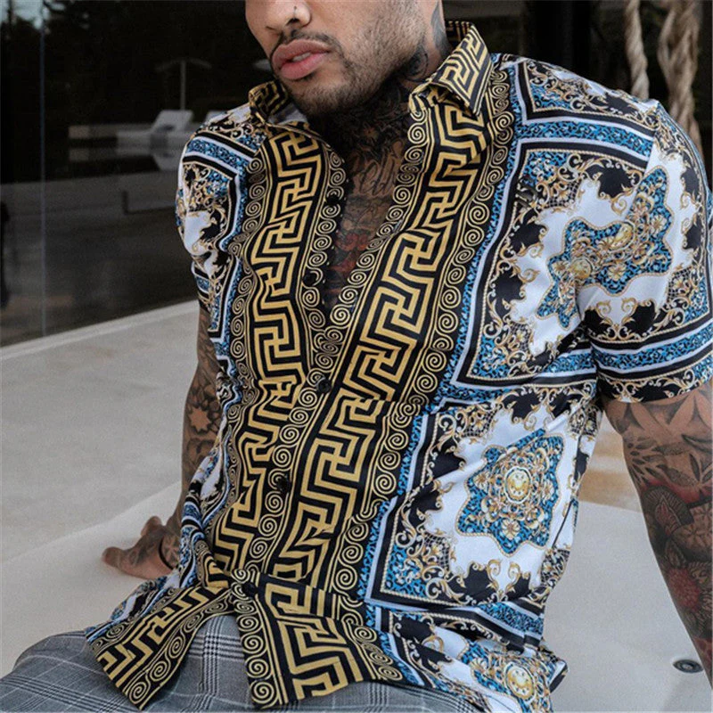 Mateo® | Men'S Shirts With Buttons In Vintage Baroque Style - Image 2