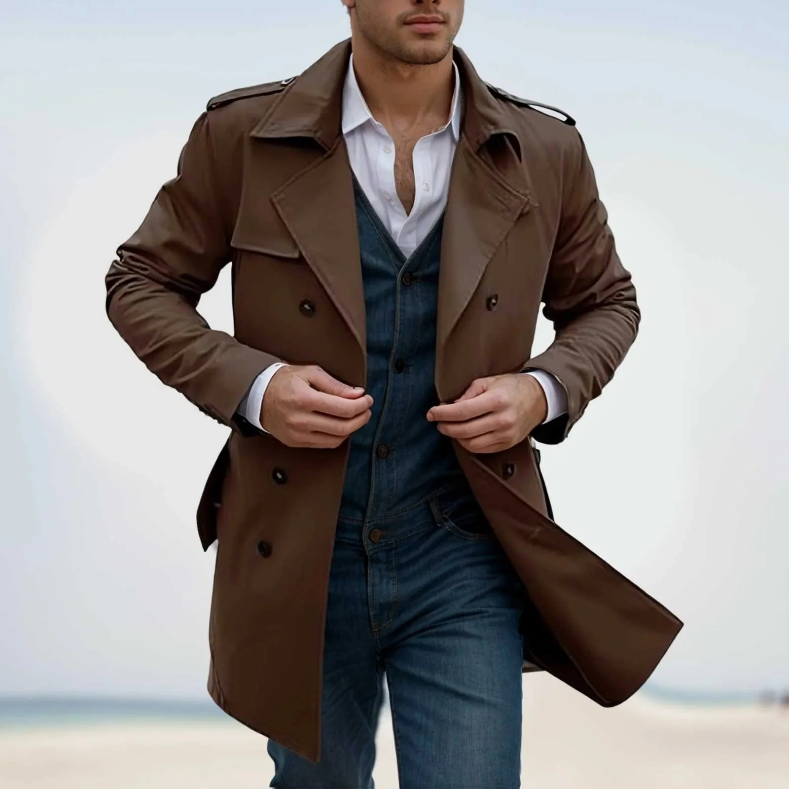 Mateo® | Trench Coat With Windbreaker - Image 3