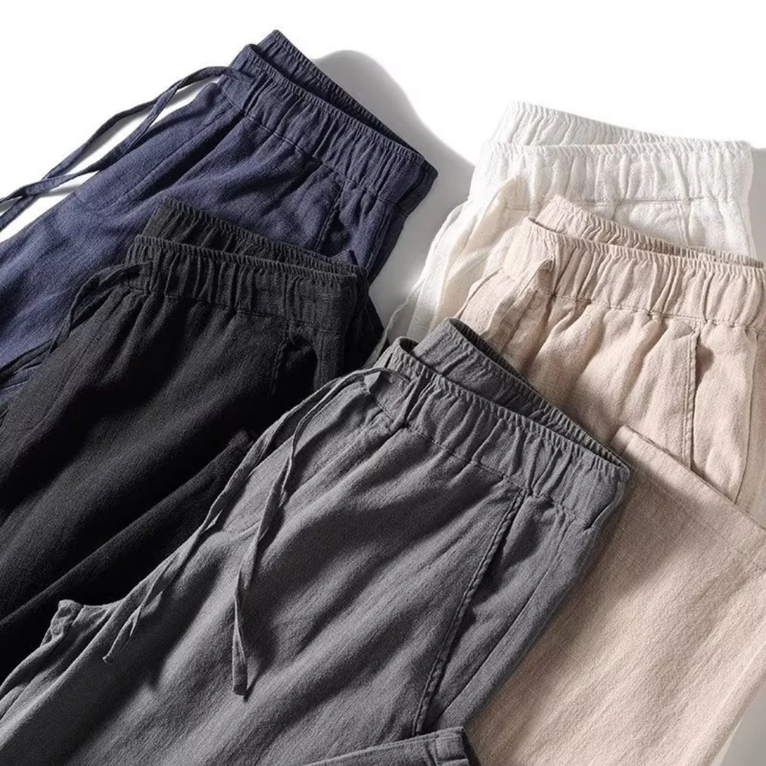 Mateo | Sandro Relaxed Fit Linen Pants - Image 8