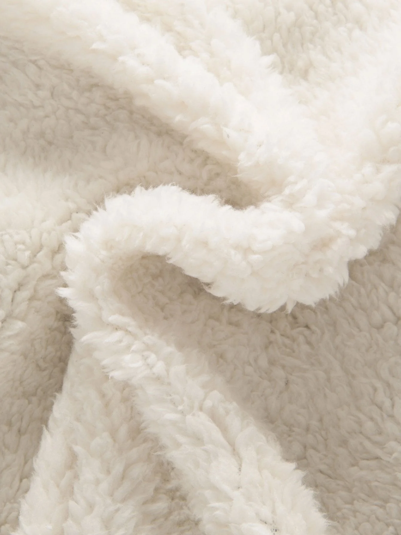 Mateo | Teddy Lined Funnel Neck Wool Look Coat - Image 3