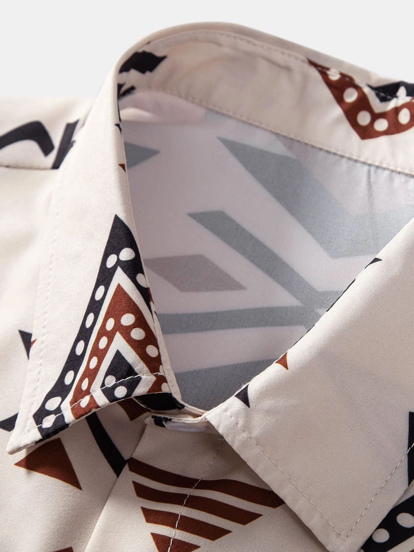 Matías® | Aztec Geometric Print Shirt - Image 7