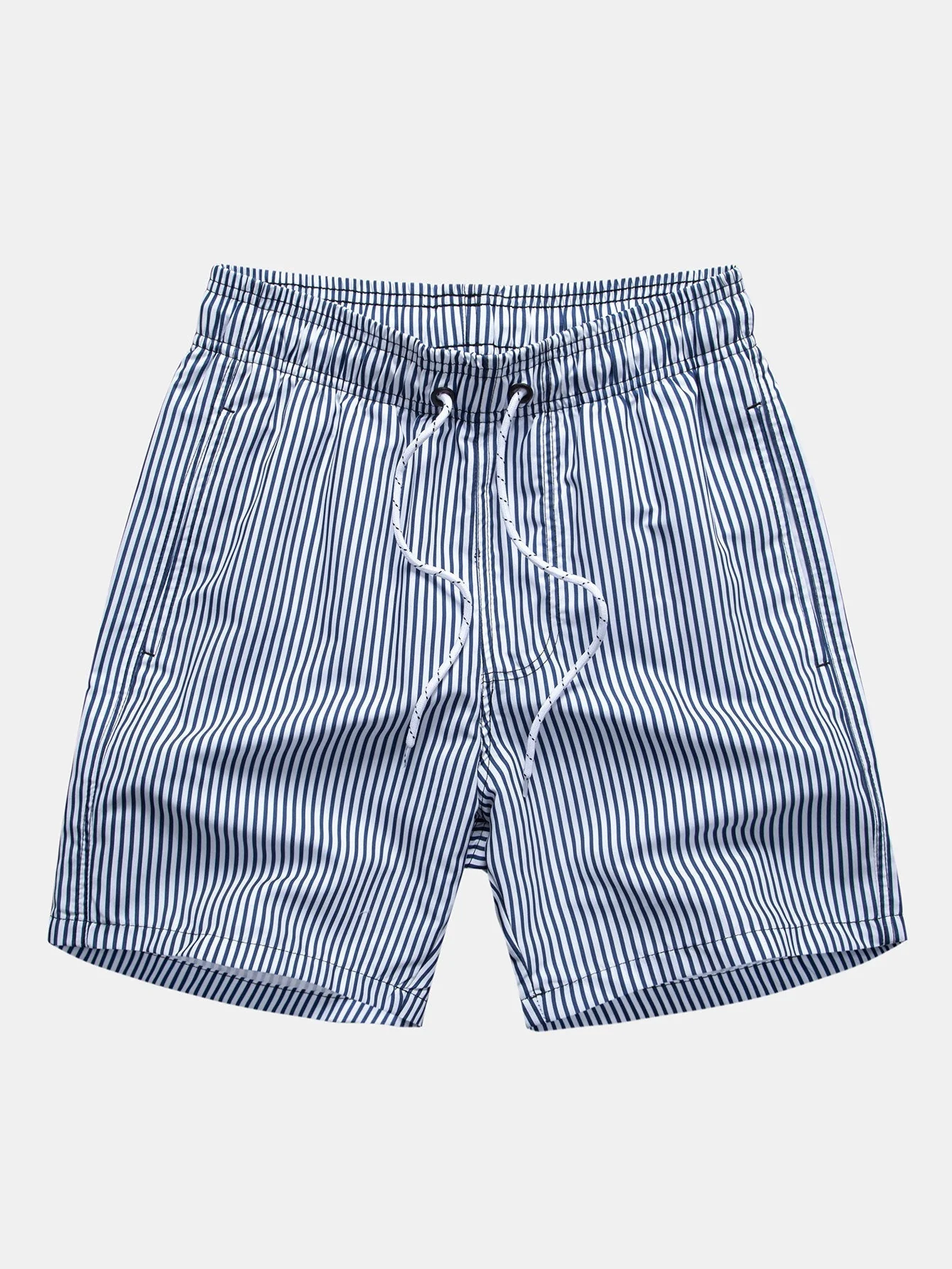 Matías® | Palm Tree Print Button Up Shirt & Stripe Print Swim Shorts - Image 5