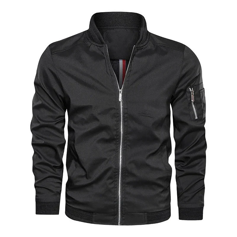 Matias | Stylish zip-up bomber jacket - Image 11