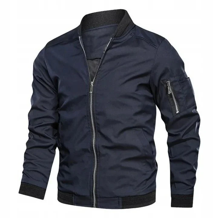 Matias | Stylish zip-up bomber jacket - Image 7