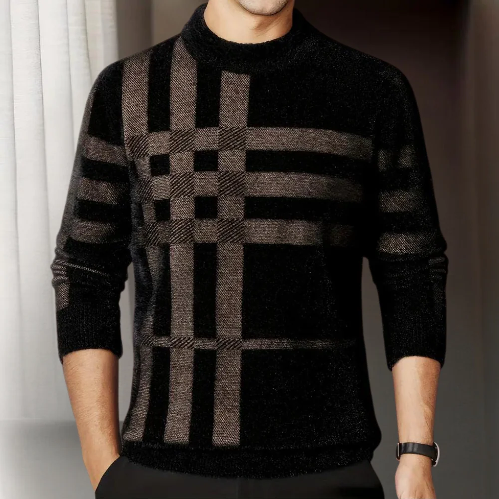 Matthew® | Men'S Comfort Stretch Knitted Sweater - Image 2