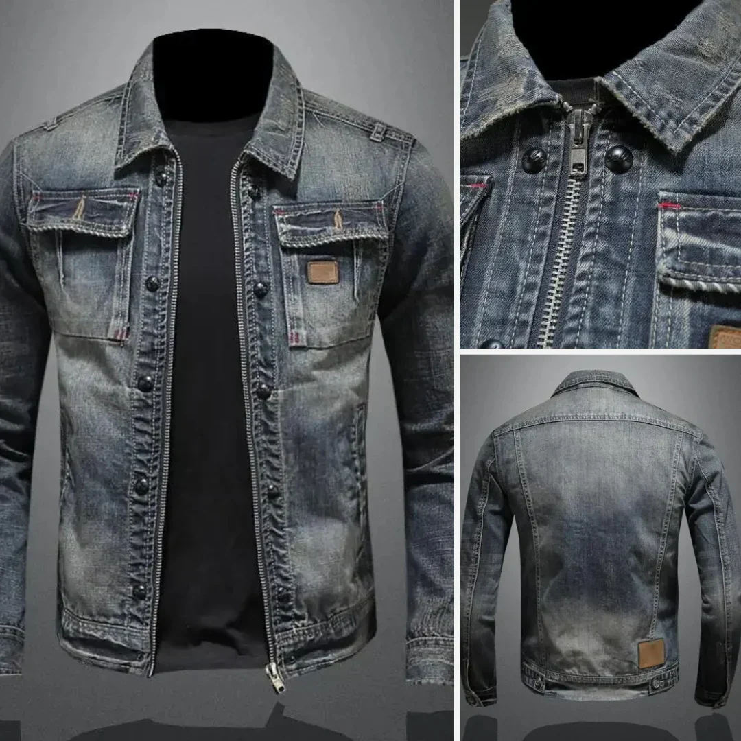 Matthew® | Robust insulated denim jacket - Image 4