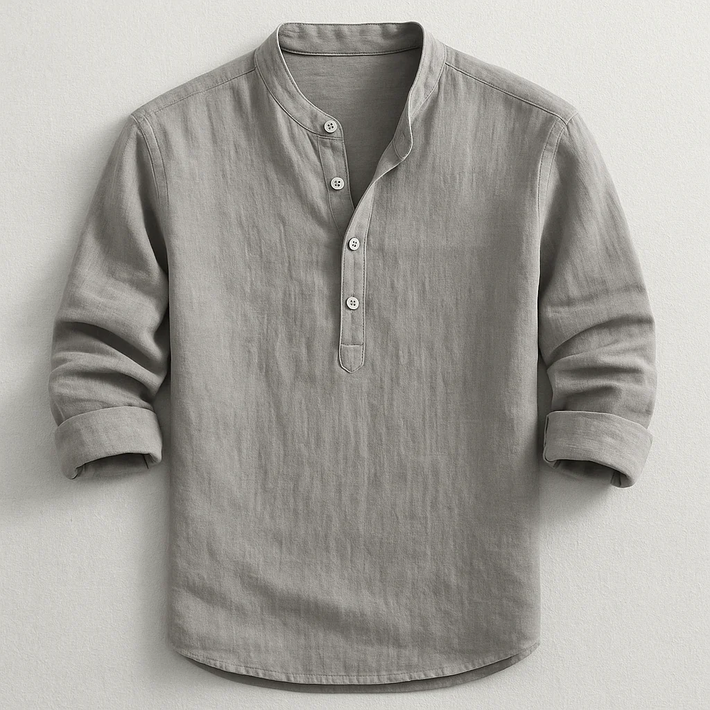 Matthew | Morris Henley Shirt - Image 2