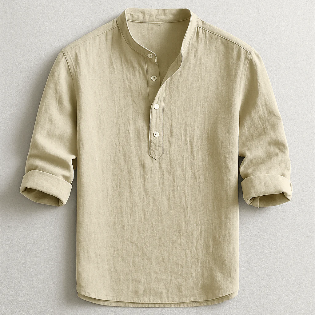 Matthew | Morris Henley Shirt - Image 3