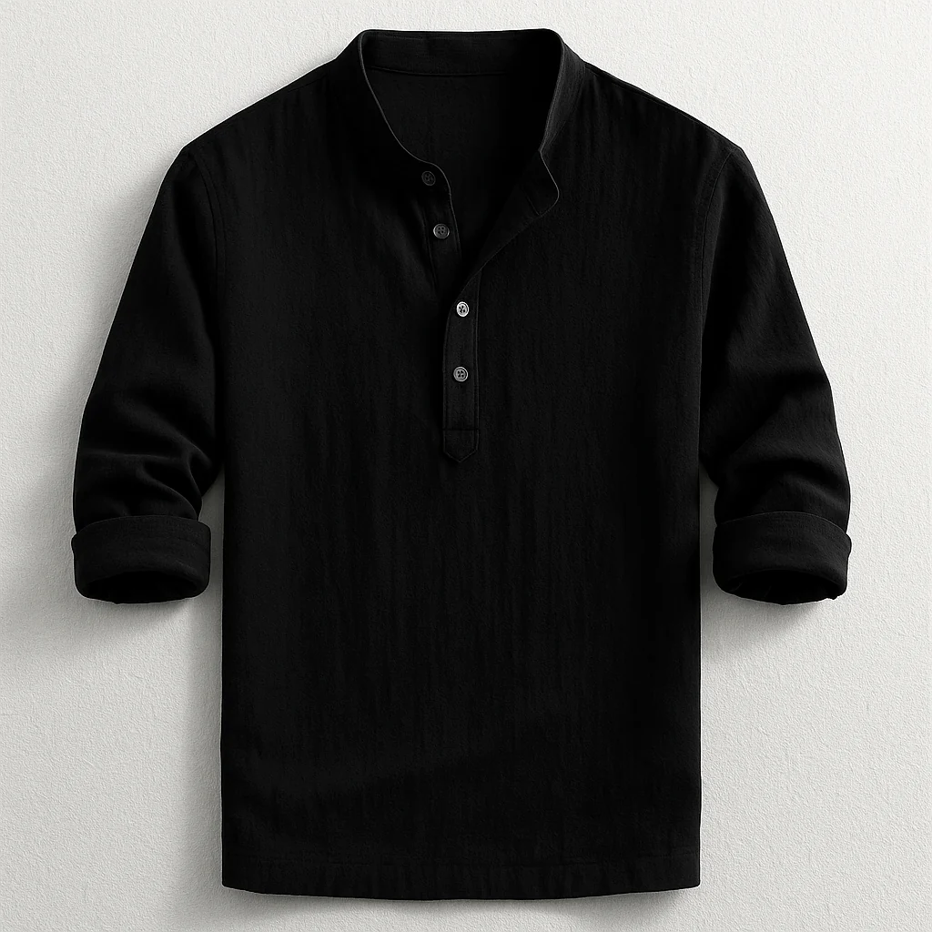 Matthew | Morris Henley Shirt - Image 6