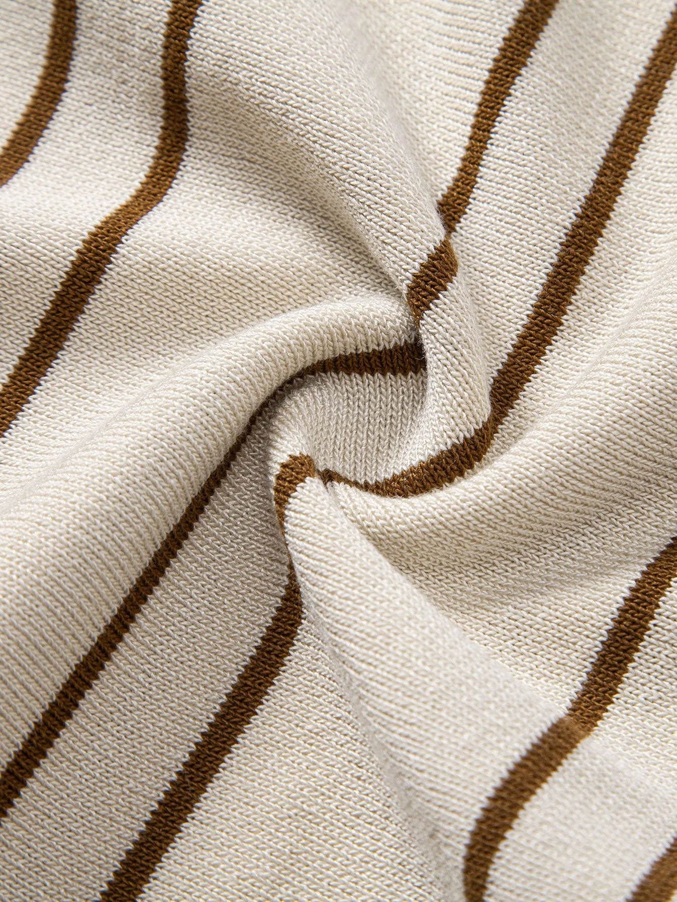 Matthew | Striped Knitted Polo Shirt - Image 2