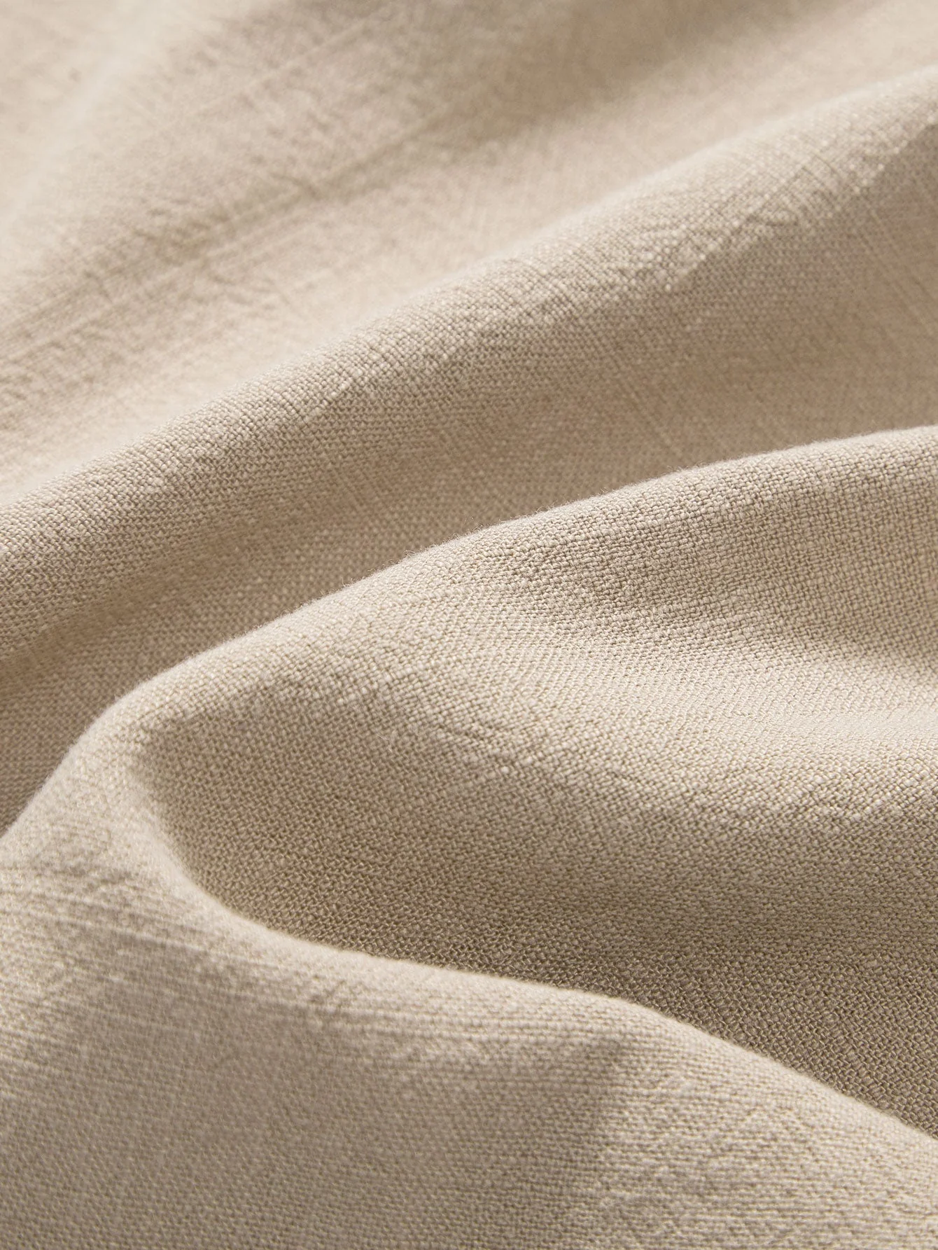 Maurice® | Linen And Rayon Blend Stand Collar Shirt - Image 8