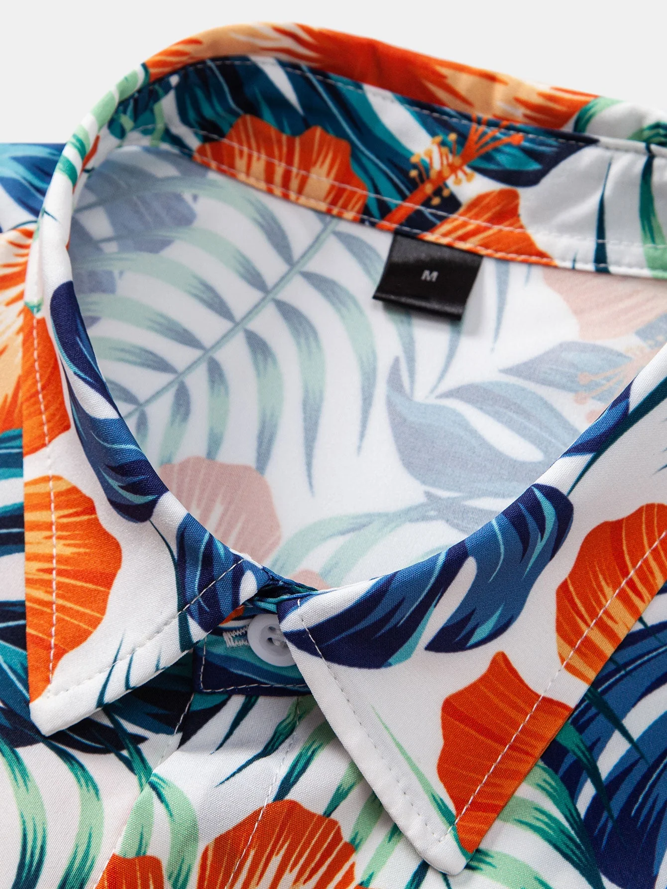Maurice® | Tropical Flowers Print Button Up Shirt & Drawstring Swim Shorts - Image 11