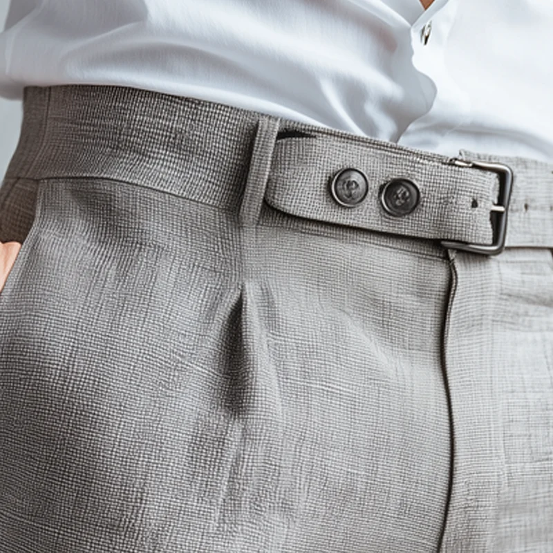 Maurice | Men'S Summer Basic Classic Textured Shorts - Image 3