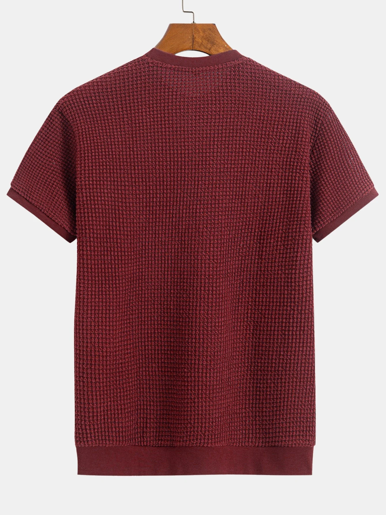 Mauricio® | Short Sleeve Waffle Ribbed Hem T-Shirt - Image 11
