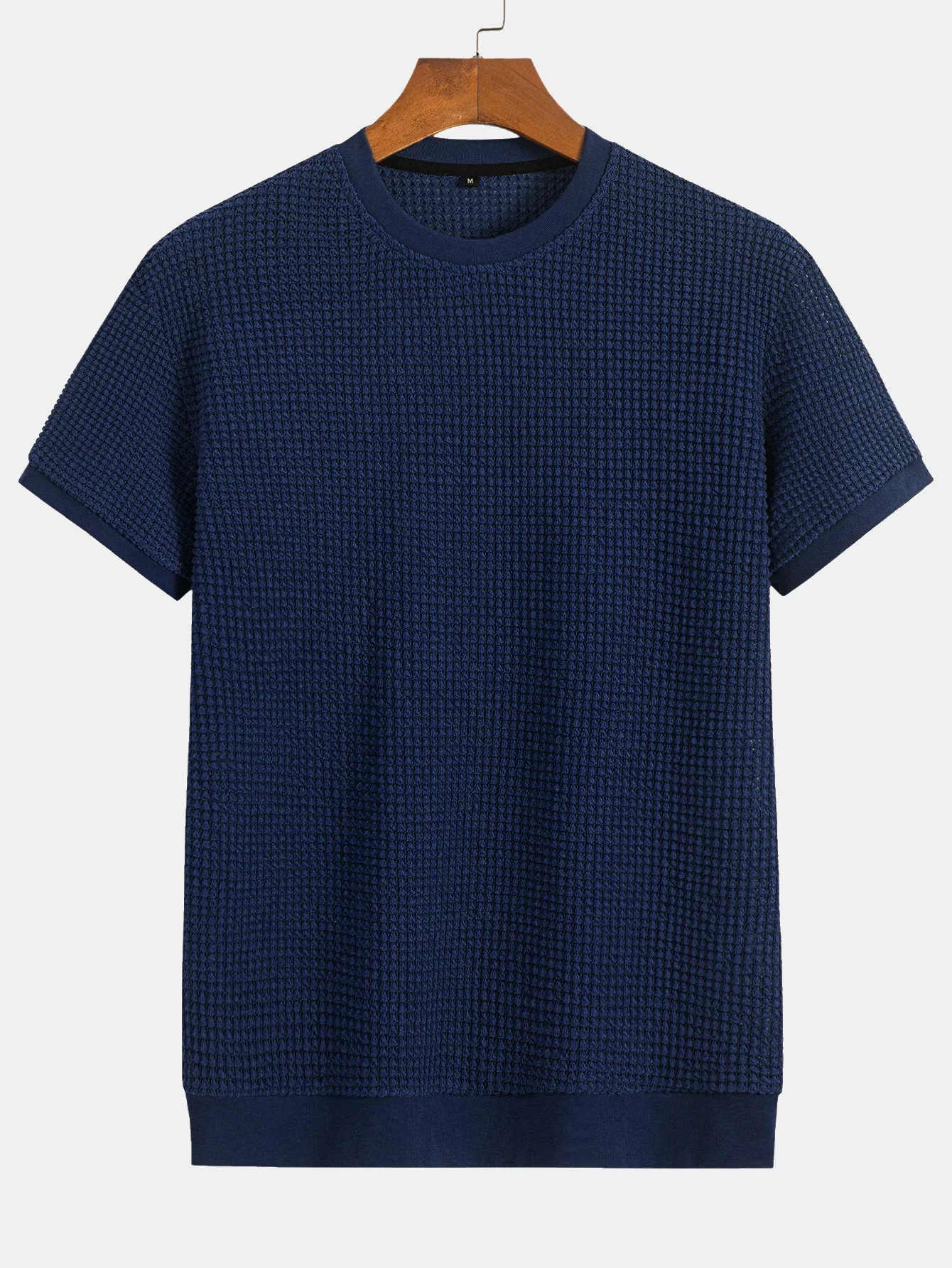 Mauricio® | Short Sleeve Waffle Ribbed Hem T-Shirt - Image 13