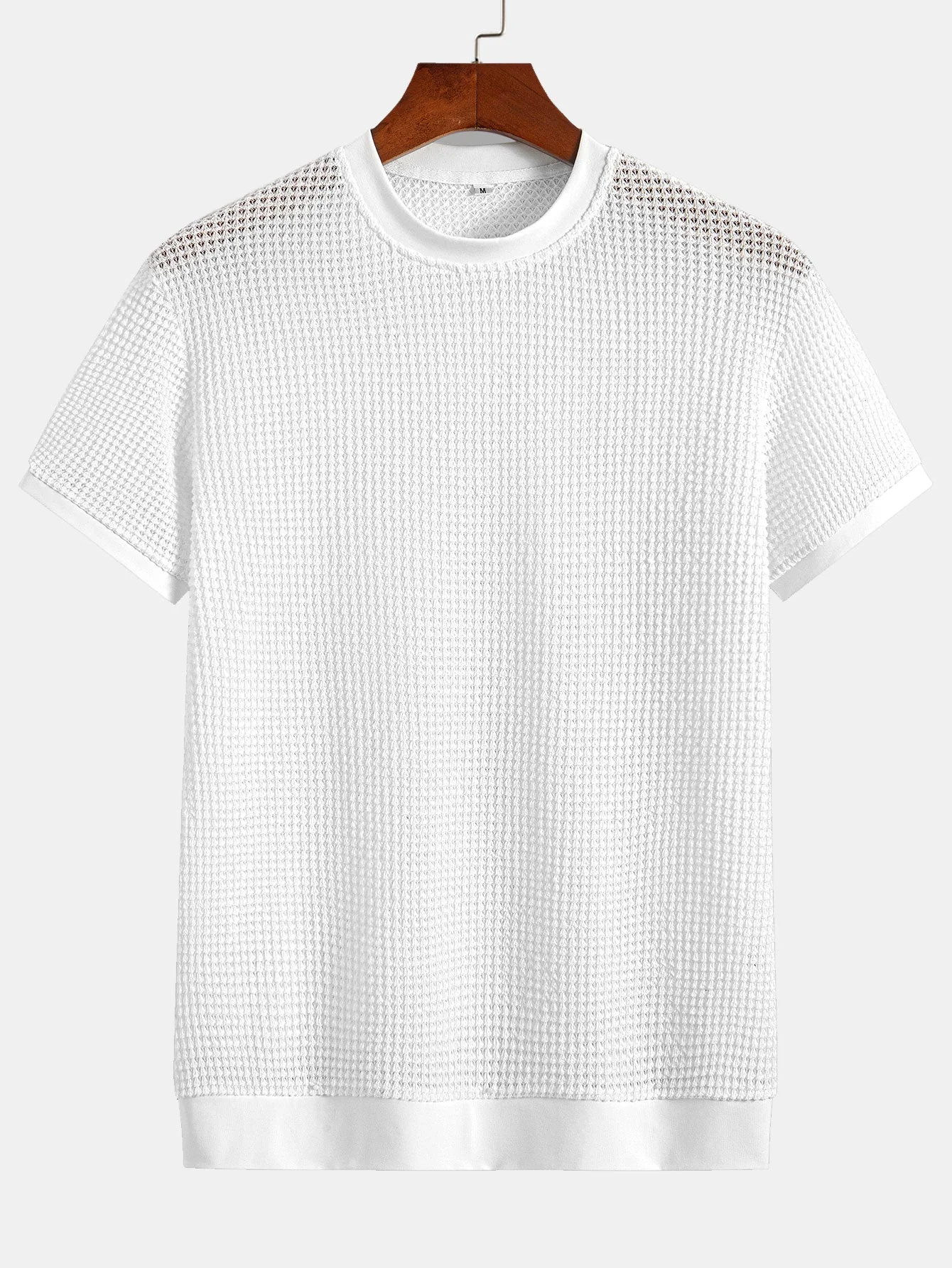 Mauricio® | Short Sleeve Waffle Ribbed Hem T-Shirt - Image 15