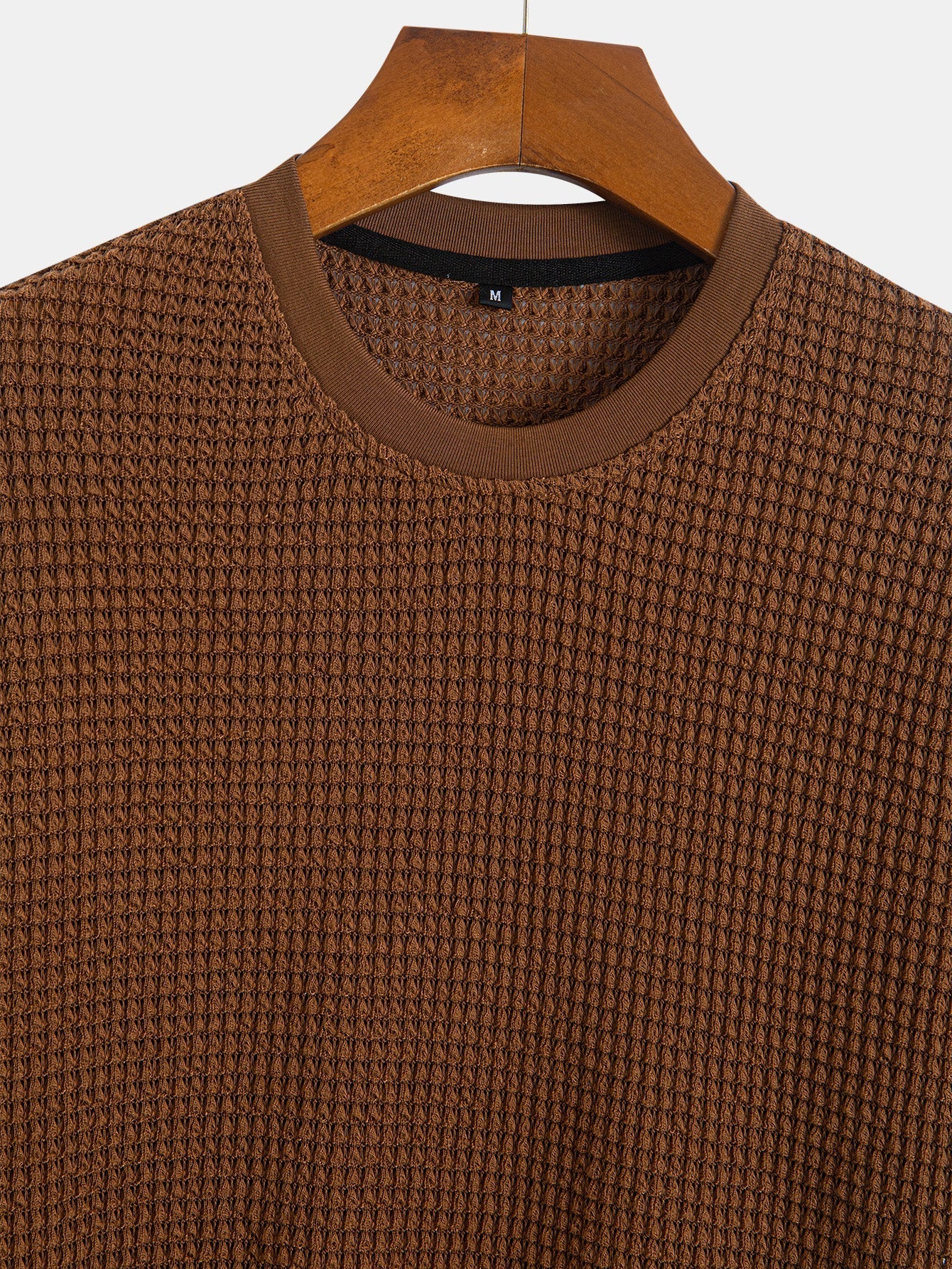 Mauricio® | Short Sleeve Waffle Ribbed Hem T-Shirt - Image 17