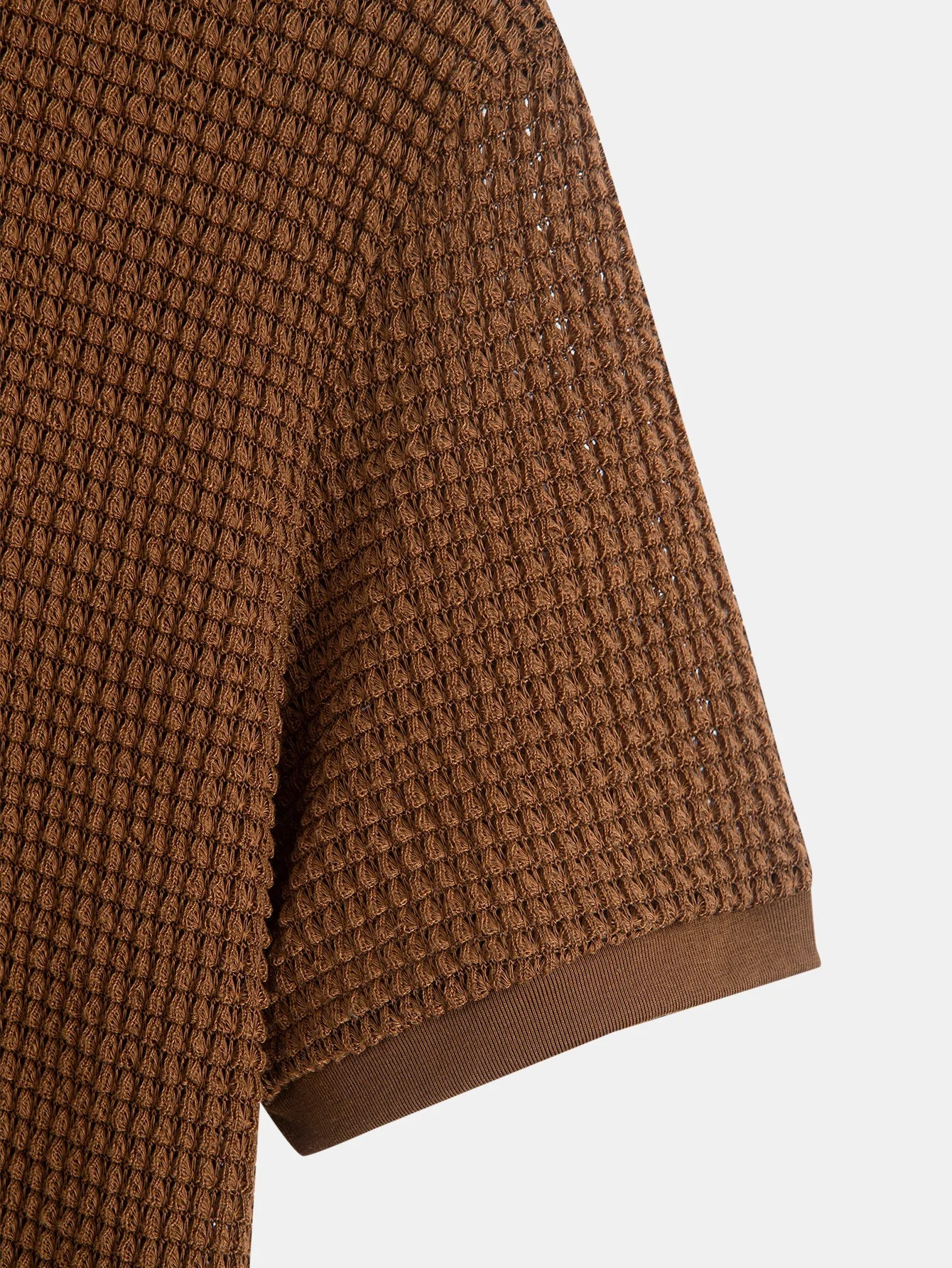 Mauricio® | Short Sleeve Waffle Ribbed Hem T-Shirt - Image 18