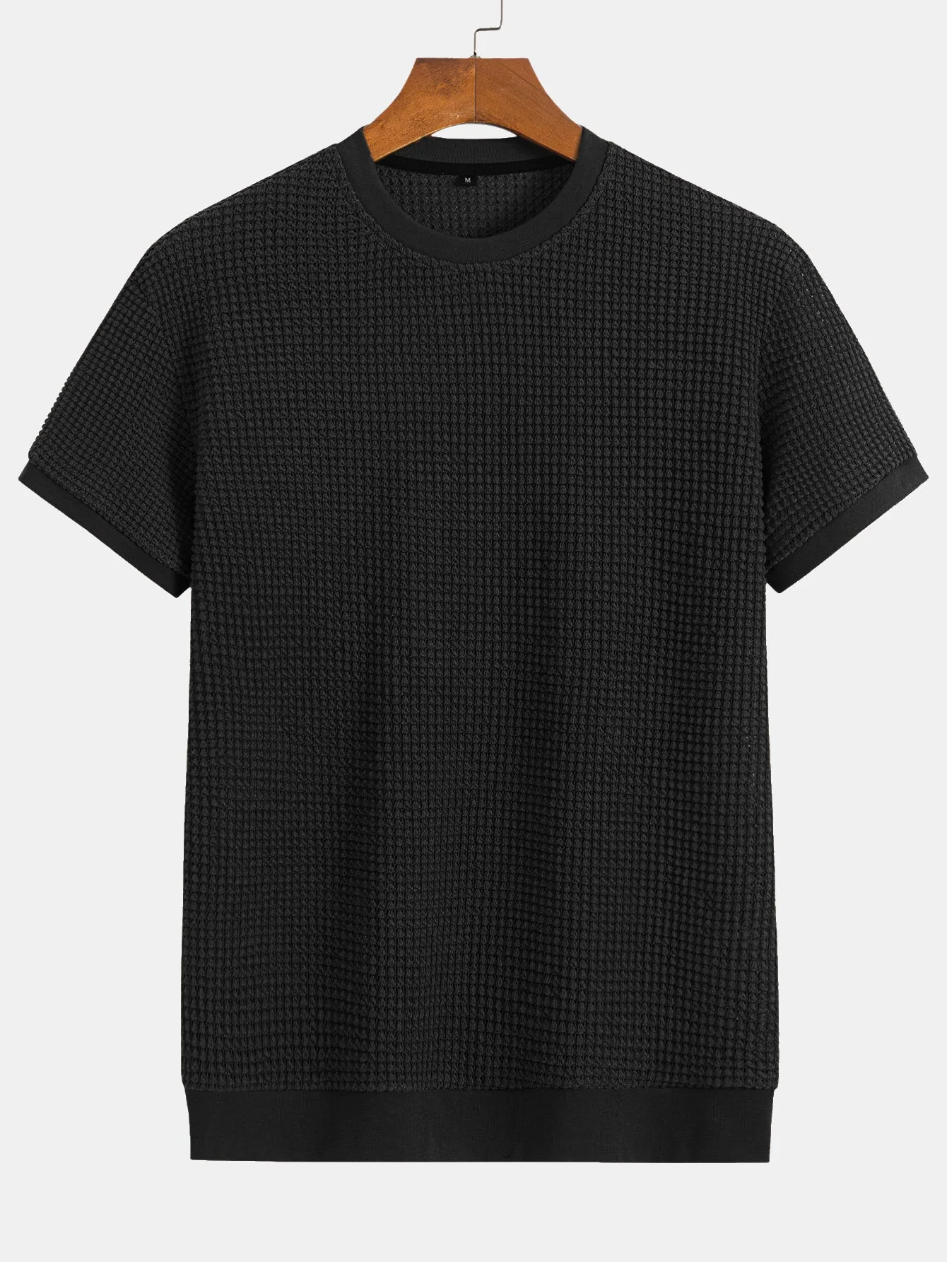 Mauricio® | Short Sleeve Waffle Ribbed Hem T-Shirt - Image 5