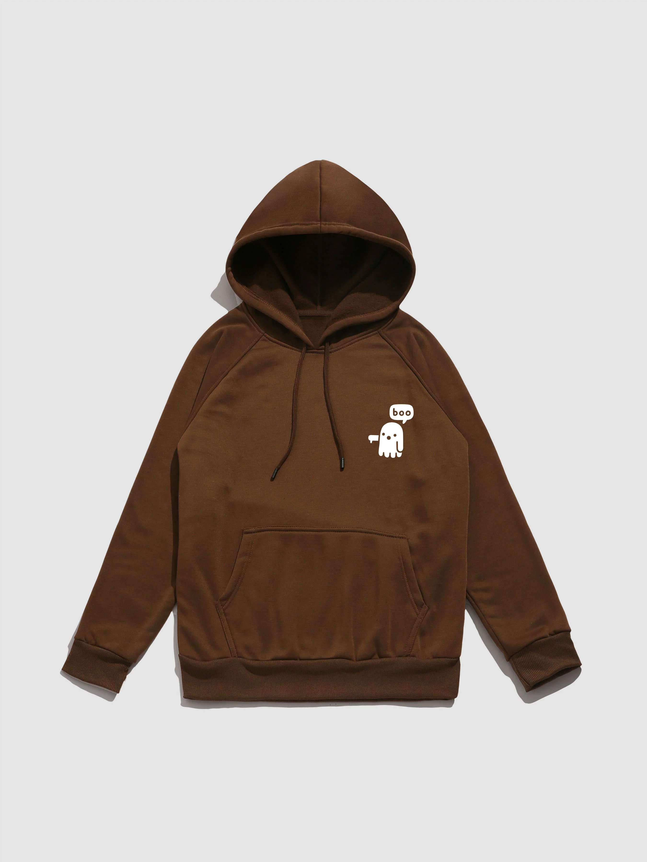 Mauricio | Cartoon Ghost Print Hoodie - Image 2