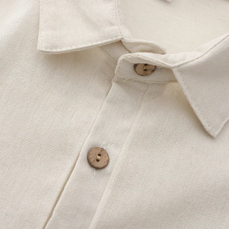 Maximilian® | Linen Polo Shirt - Image 3